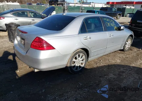2007 Honda Accord 3.0 Ex из США, поврежденный, VIN 1HGCM66507A009696